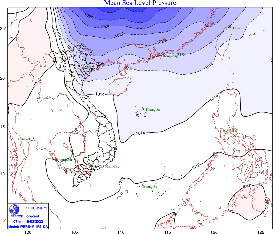 TIN GIÓ MÙA ĐÔNG BẮC VÀ RÉT (Chiều 16/02/2022)