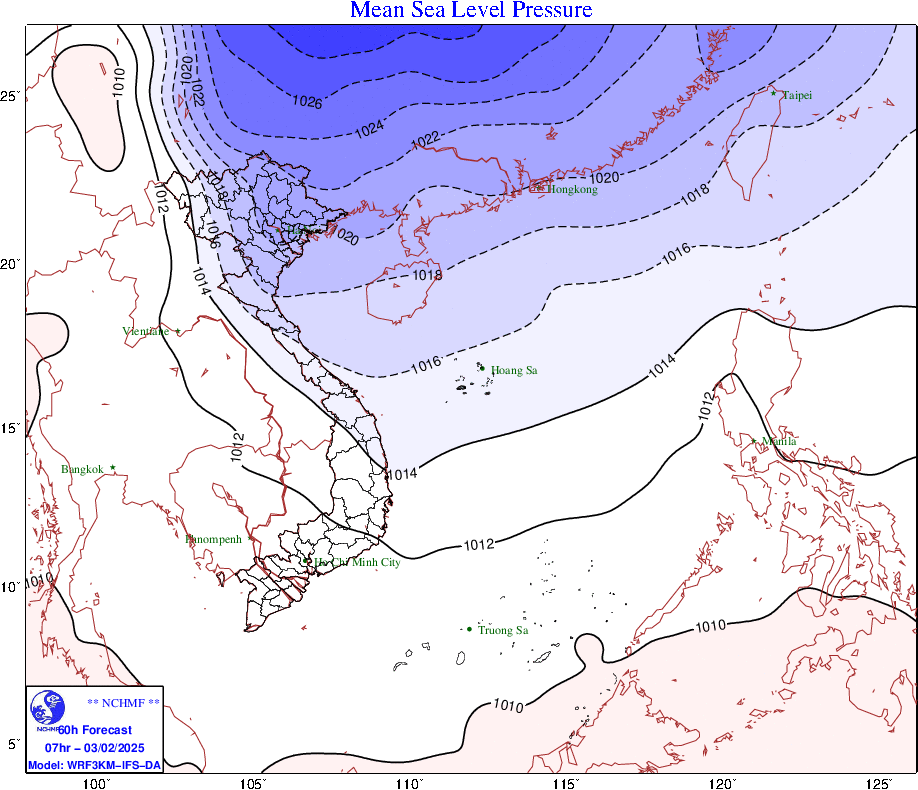 TIN GIÓ MÙA ĐÔNG BẮC TỈNH THÁI BÌNH (15h30 ngày 01/02/2025)