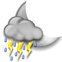 TIN CẢNH BÁO DÔNG, LỐC, SÉT, MƯA ĐÁ VÀ MƯA LỚN CỤC BỘ TRÊN KHU VỰC TỈNH HƯNG YÊN (ngày 13/7/2025 - Lần 1)