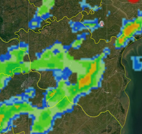 CẢNH BÁO MƯA DÔNG TRÊN KHU VỰC TỈNH THÁI BÌNH NGÀY 01/4/2022 (lần 1)