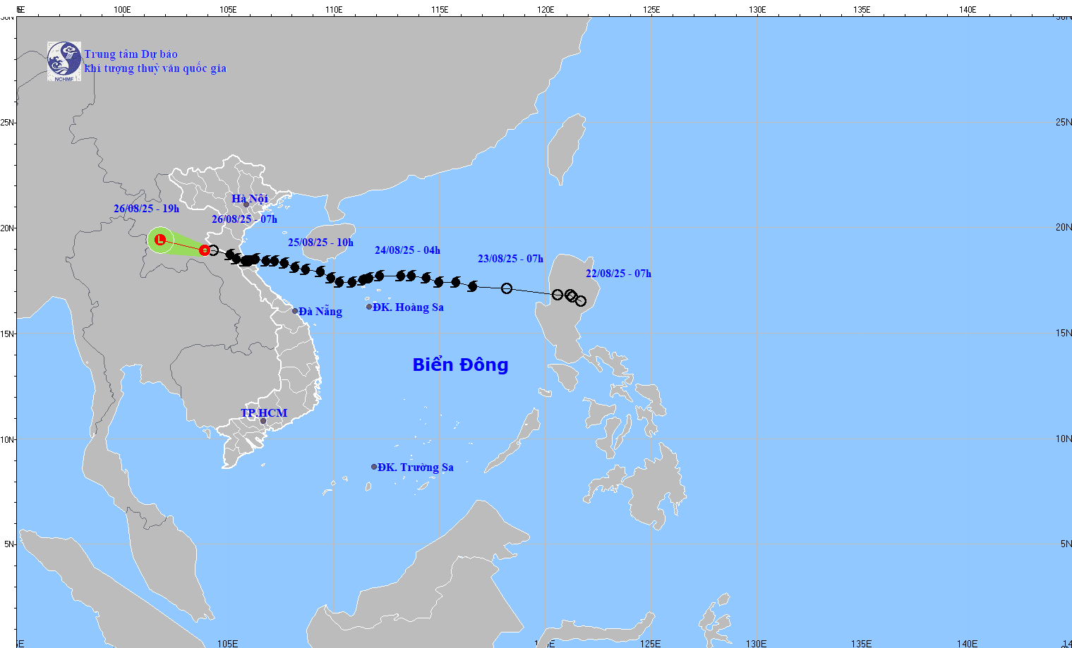 TIN CUỐI CÙNG VỀ CƠN BÃO SỐ 5