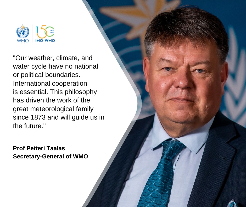 Thông điệp Ngày Khí tượng thế giới năm 2023 của Tổng thư ký Tổ chức Khí tượng thế giới Petteri Taalas